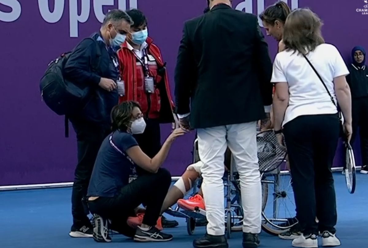 Jaqueline Cristian s-a accidentat în meciul cu Daria Kasatkina
