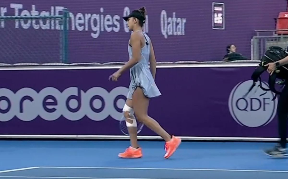 Jaqueline Cristian s-a accidentat în meciul cu Daria Kasatkina