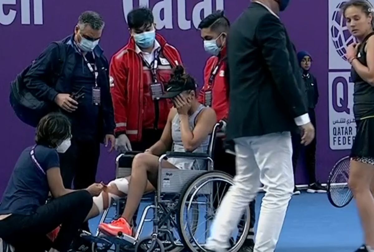 Jaqueline Cristian s-a accidentat în meciul cu Daria Kasatkina