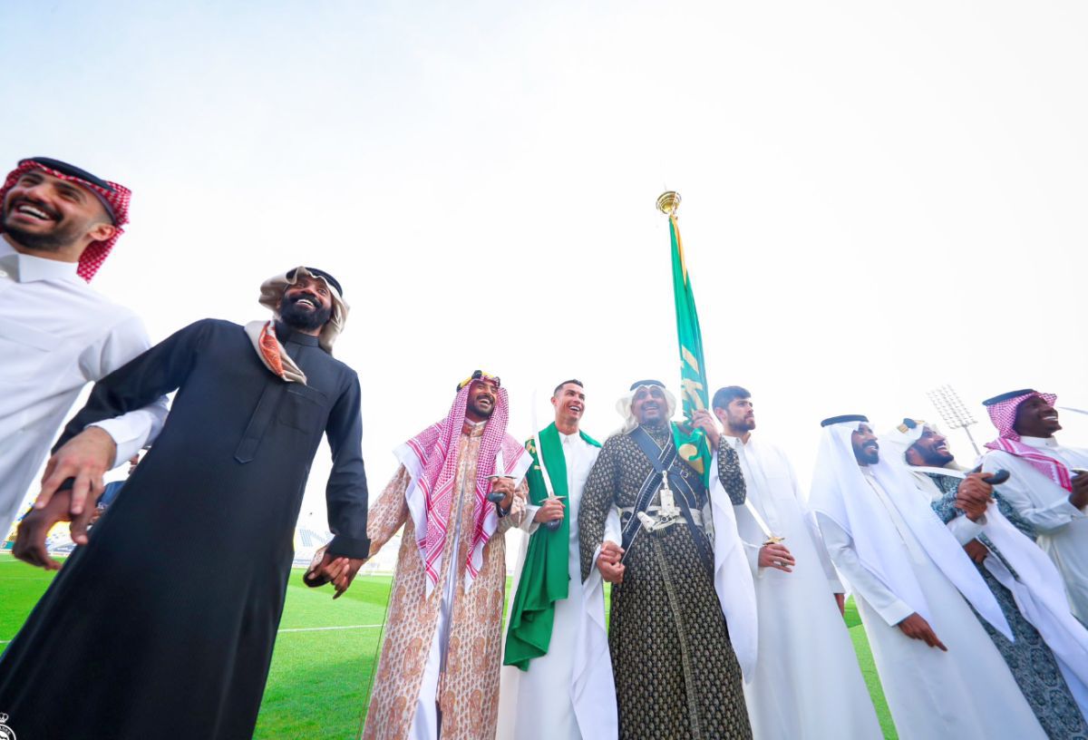 Sabia lui Cristiano » Imagini speciale din Arabia Saudită: Ronaldo, așa cum nu l-ai văzut niciodată