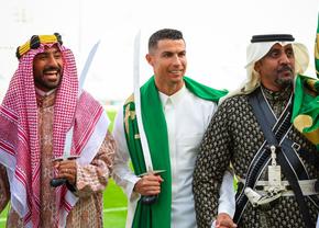 Sabia lui Cristiano » Imagini speciale din Arabia Saudită: Ronaldo, așa cum nu l-ai văzut niciodată