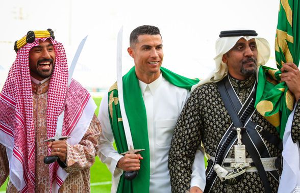 Sabia lui Cristiano » Imagini speciale din Arabia Saudită: Ronaldo, așa cum nu l-ai văzut niciodată