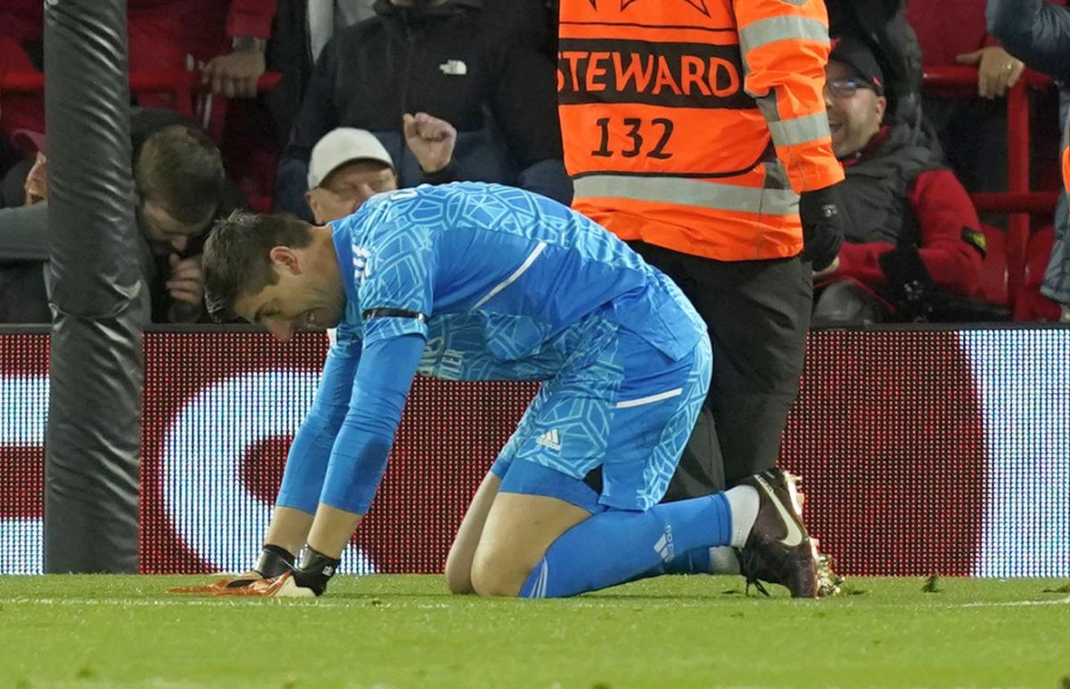 Thibaut Courtois explică gafa făcută în meciul Liverpool - Real Madrid: „A fost vorba de ghinion”