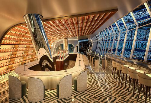 Așa aratî tribuna VIP a stadionului „Santiago Bernabeu” / FOTO: Marca