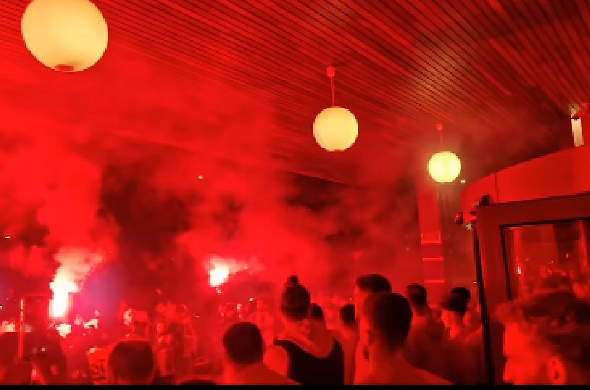 Imagini senzaționale suprinse joi seara, la Cluj! Infern în fața hotelului lui Dinamo