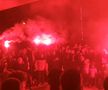 A fost „infern” în fața hotelului lui Dinamo, înaintea meciului cu CFR Cluj