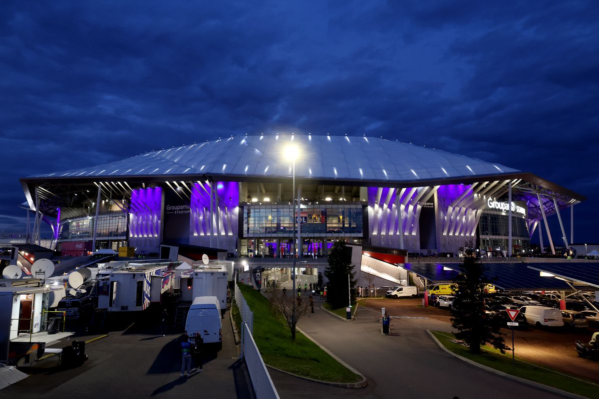 Stadionul din Lyon, locul unde FCSB va juca returul din optimile Europa League