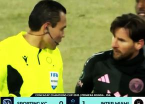 Arbitru suspendat, după ce nu s-a putut abține în fața lui Messi și a făcut un gest interzis