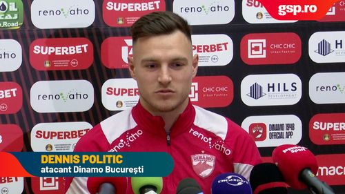 Dennis Politic, jucătorul lui Dinamo, e pregătit pentru derby-ul cu FCSB de duminică