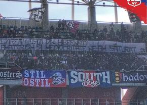 Mesajul afișat de Peluza Sud Steaua la nici 48 de ore de la performanța istorică reușită de FCSB