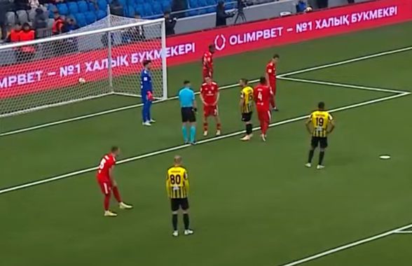 Andrei Vlad, debut trist la Aktobe. N-a scăpat de ghinioane