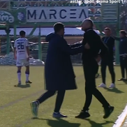 Bogdan Andone, eliminat în prima repriză din Argeș - Farul // Captură foto: Prima Sport 1