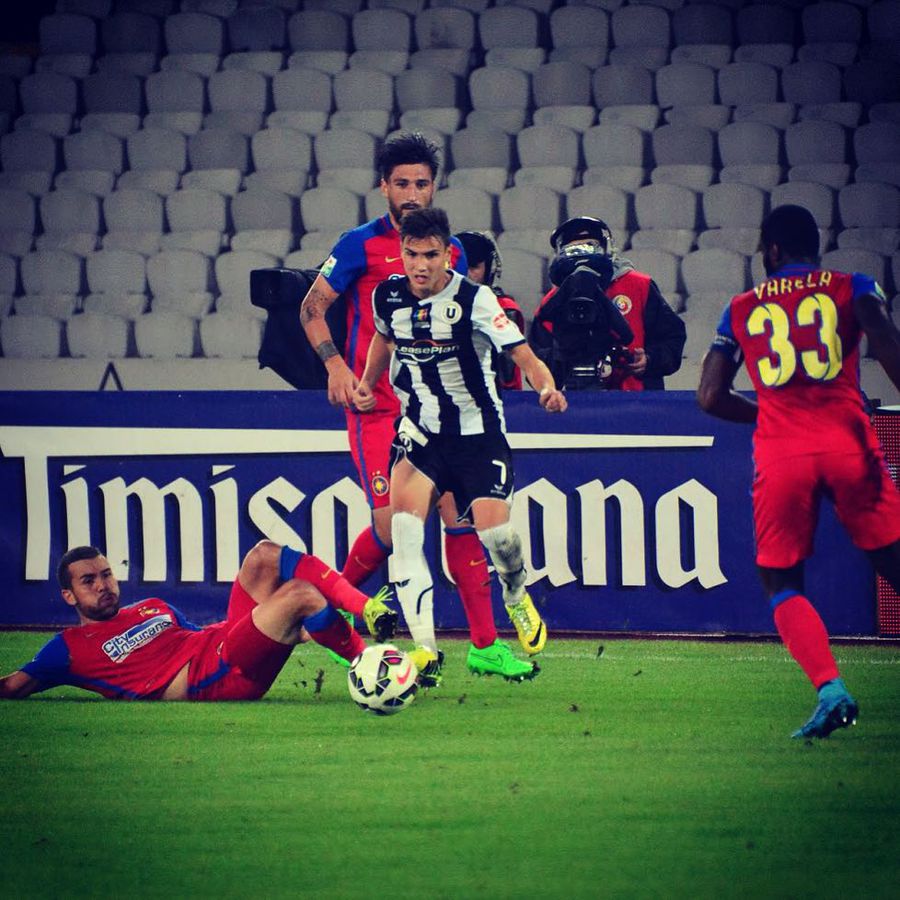 Patrick Popescu, meci împotriva FCSB (2015) // FOTO: Instagram Clujeanul Patrick Popescu a semnat în China: „Va purta tricoul cu numărul 7”