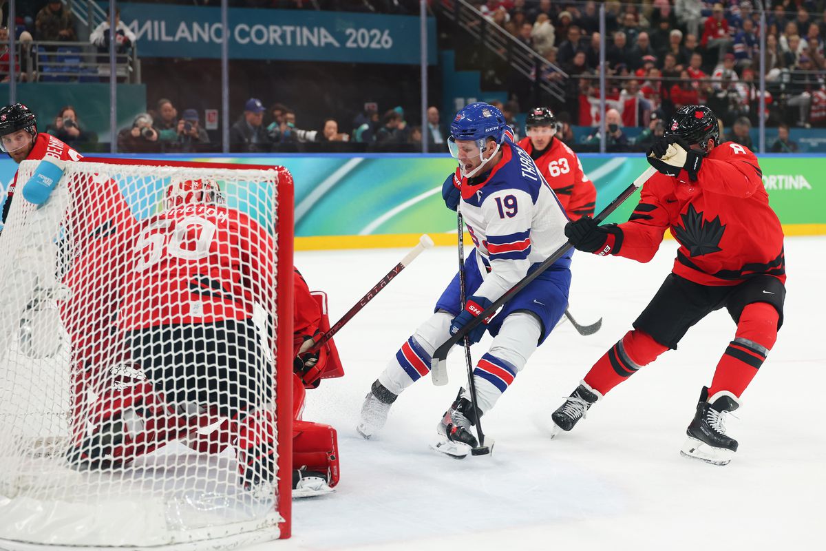 Cele mai tari imagini din SUA - Canada, finala turneului de hochei la Jocurile Olimpice