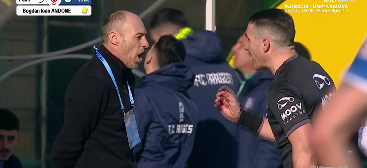 Bogdan Andone, eliminat în prima repriză din Argeș - Farul
