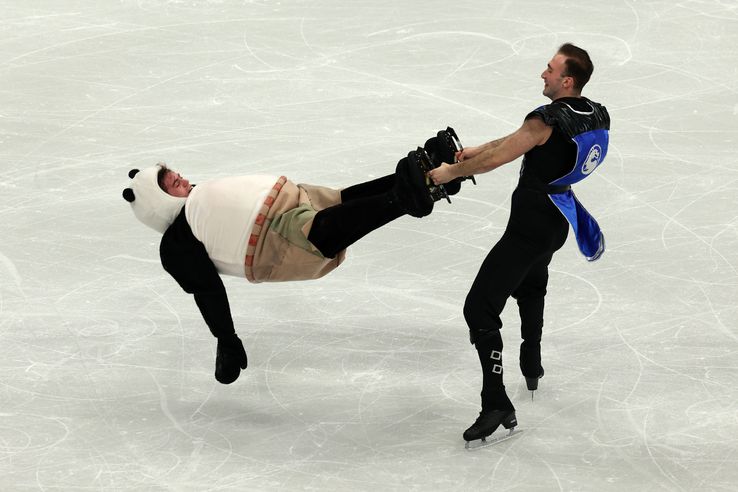 Luka Berulava având o apariție inedită în programul campionului olimpic Mikhail Shaidorov  Guliver/GettyImages