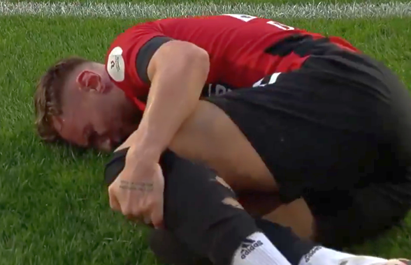 Denis Drăguș, suspect de o accidentare gravă în Gaziantep - Trabzonspor: a intrat de urgență la RMN