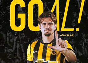 Răzvan Marin, prestație de gală: gol și assist, iar AEK a urcat pe primul loc în Grecia