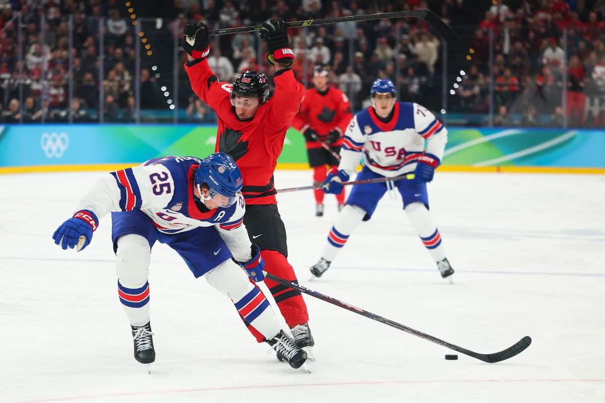 Cele mai tari imagini din SUA - Canada, finala turneului de hochei la Jocurile Olimpice