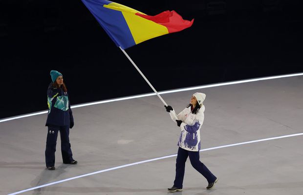 Julia Sauter, purtător de drapel al României la ceremonia de închidere a Jocurilor Olimpice de la Milano Cortina