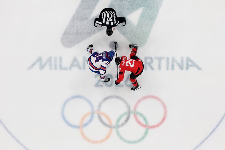 Cele mai tari imagini din SUA - Canada, finala turneului de hochei la Jocurile Olimpice // FOTO: Getty Images