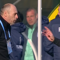 Bogdan Andone, eliminat în prima repriză din Argeș - Farul // Captură foto: Prima Sport 1