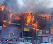 Un incendiu puternic a avut loc marți după-amiază, la un centru comercial din sectorul 5 al Capitalei.