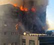 Un incendiu puternic a avut loc marți după-amiază, la un centru comercial din sectorul 5 al Capitalei.