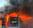 Un incendiu puternic a avut loc marți după-amiază, la un centru comercial din sectorul 5 al Capitalei