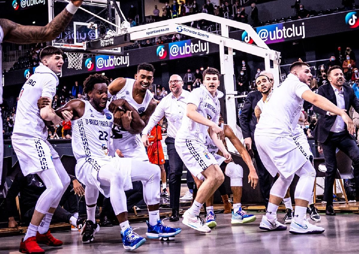 Ce performanță! U-BT Cluj-Napoca o învinge pe Oostende și se califică în sferturile de finală ale Ligii Campionilor!