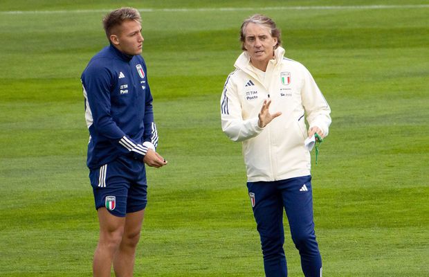 Atacantul care i-a blocat drumul lui Compagno va fi titular! Al 100-lea debutant al selecționerului Mancini rezolvă criza de atacanți de la Italia