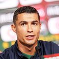 Cristiano Ronaldo, la conferința de presă // foto: Imago Images