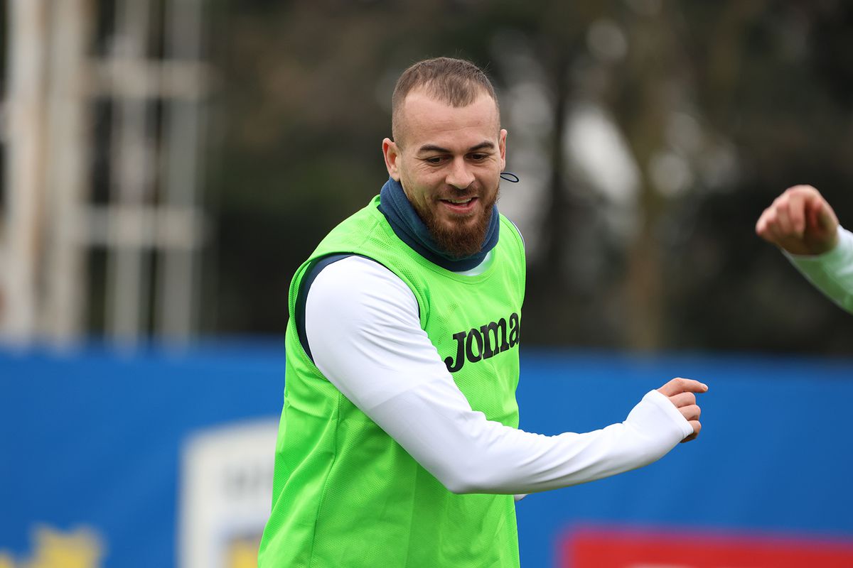 Imagini din cantonamentul naționalei României