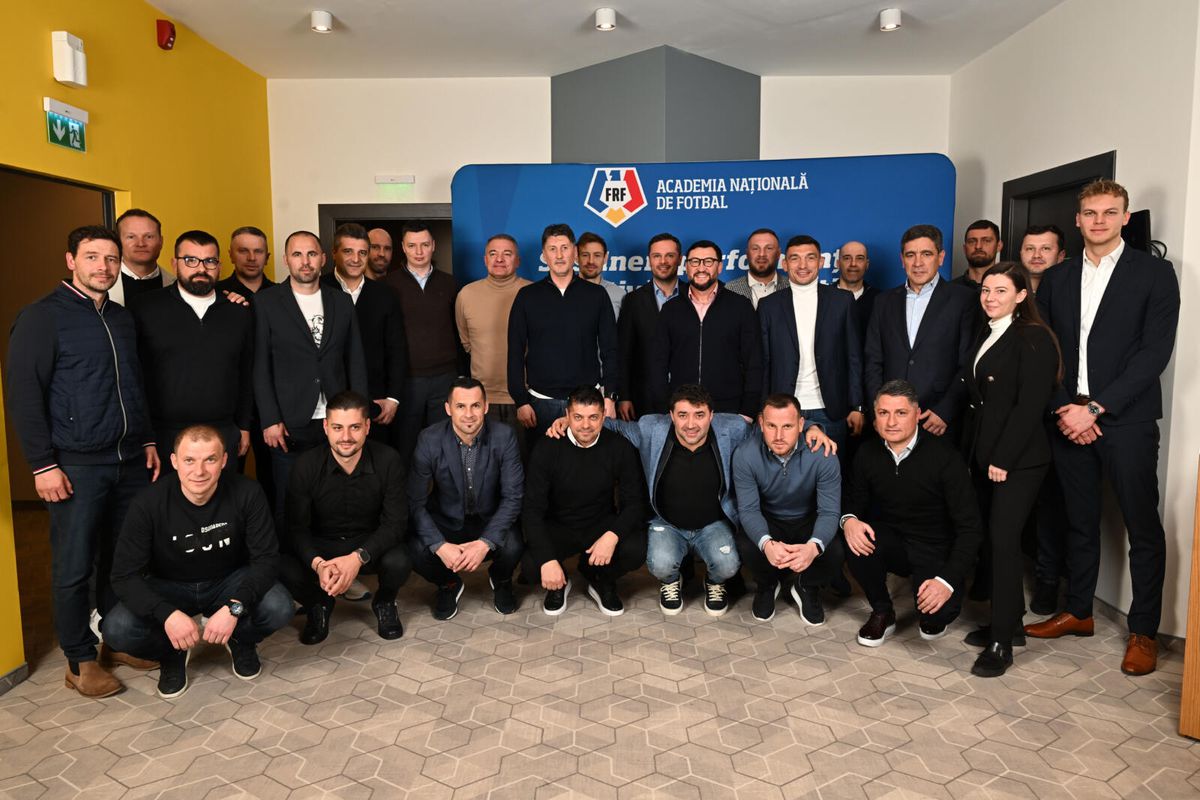 Imagini tari de la FRF » Ionuț Luțu și Gabi Tamaș, printre cursanții celui mai nou program