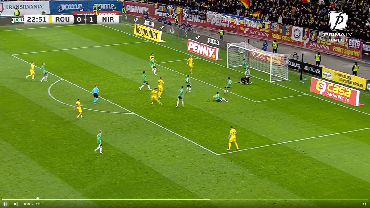 Panduru, dat pe spate după România - Irlanda de Nord: „E ceva incredibil”