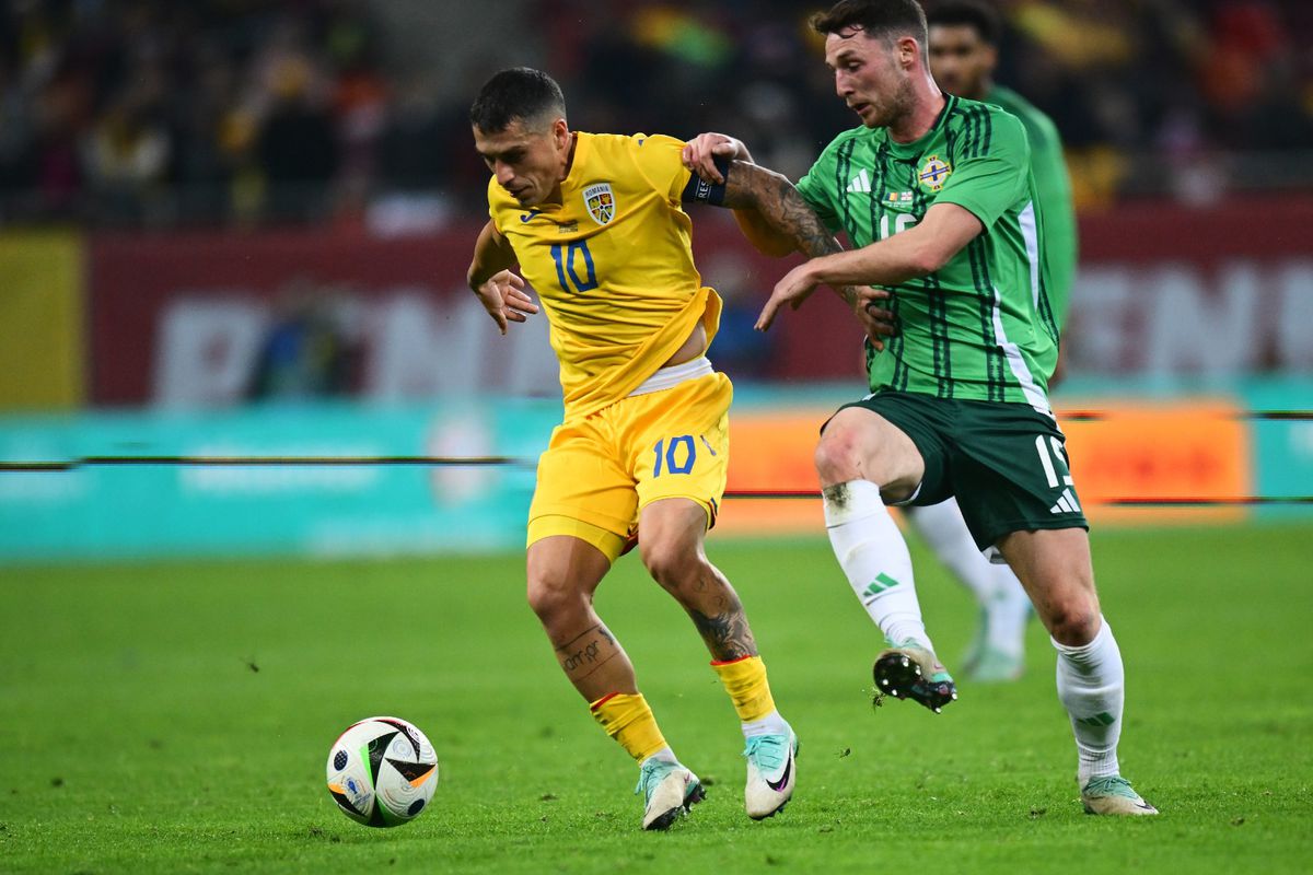I-a vrăjit pe nord-irlandezi după 1-1 cu România! I-au dat nota 9: „A acoperit fiecare fir de iarbă!”