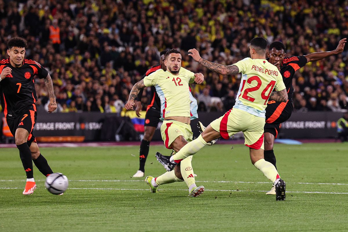 Atenție, Edi! Columbia învinge Spania și ajunge la 20 de meciuri la rând fără înfrângere înaintea meciului cu România