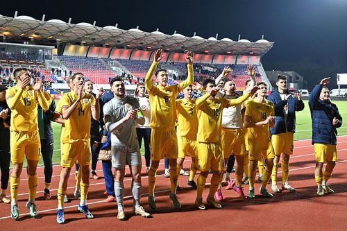 Egal alb între România și Italia U20 la Târgoviște // sursă foto: Facebook @ Echipa națională