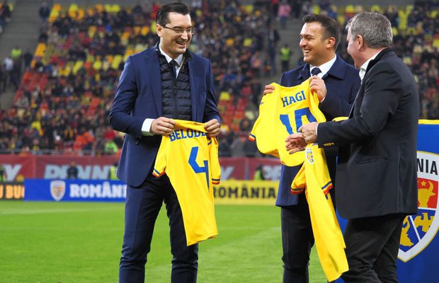 Întâlnire de gradul zero la România - Irlanda de Nord: ce au făcut Gică Hagi și Răzvan Burleanu pe gazon