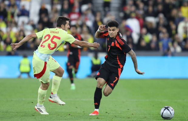 Atenție, Edi! Columbia învinge Spania și ajunge la 20 de meciuri la rând fără înfrângere înaintea meciului cu România