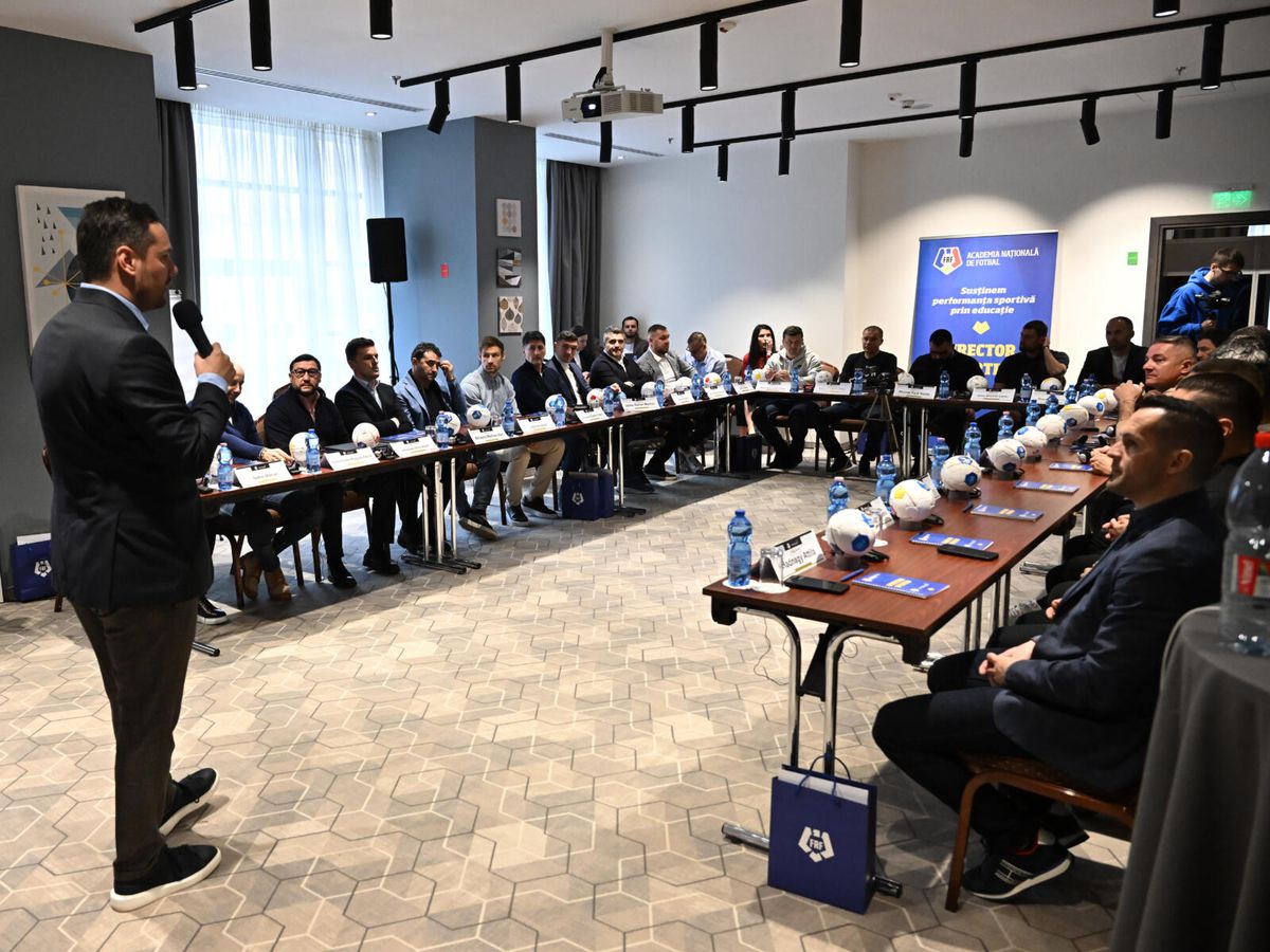 Imagini tari de la FRF » Ionuț Luțu și Gabi Tamaș, printre cursanții celui mai nou program