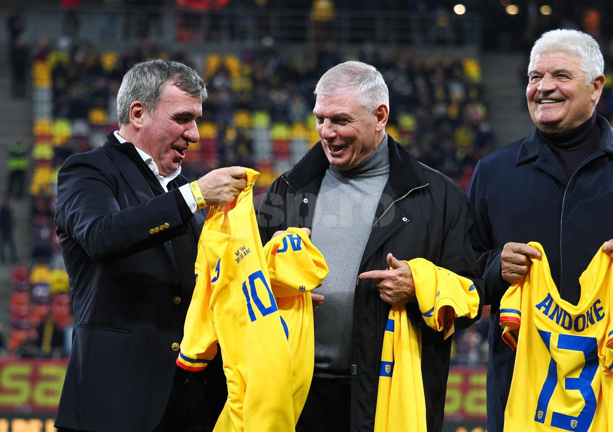 Întâlnire de gradul zero la România - Irlanda de Nord: ce au făcut Gică Hagi și Răzvan Burleanu pe gazon