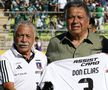 Carslos Caszely, în stânga, n-a fost uitat nici azi de fanii lui Colo Colo, care l-au chemat pe stadion și l-au aclamat și anul acesta Foto: Imago