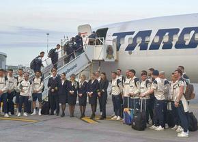 Jucătorii și staff-ul echipei naționale au plecat spre Rimini cu aeronava ce poartă numele Nadiei Comăneci