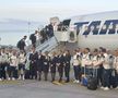 Jucătorii și staff-ul echipei naționale au plecat spre Rimini cu aeronava ce poartă numele Nadiei Comăneci