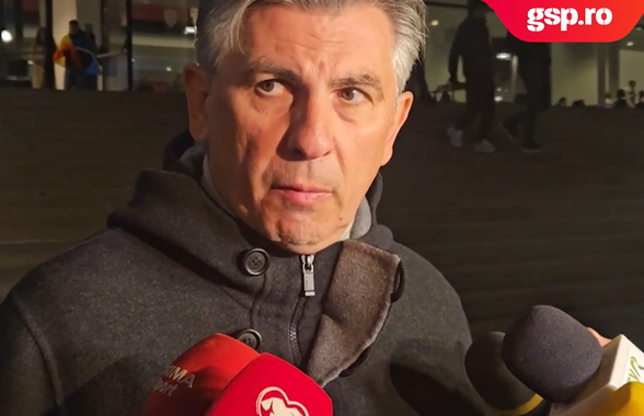 Ionuț Lupescu nu a mai așteptat finalul meciului și nu și-a ascuns dezamăgirea la ieșirea din stadion