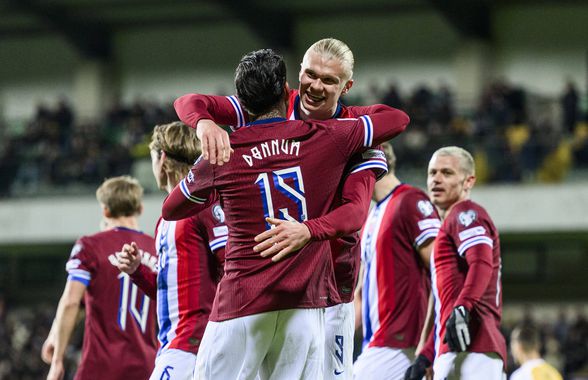 Haaland și compania au făcut spectacol la Chișinău » Norvegia s-a distrat cu Moldova în prima etapă a preliminariilor pentru Cupa Mondială