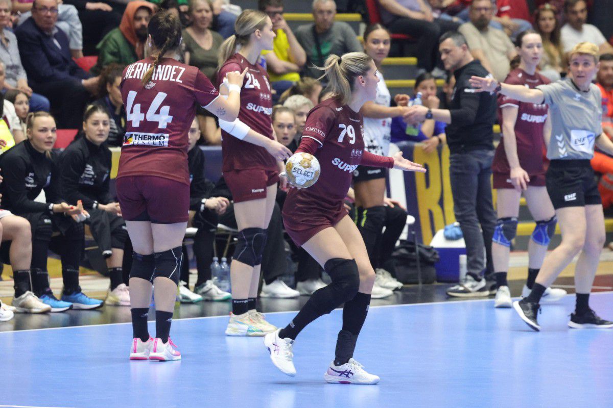 Rapid - CSM București, turul „dublei” pentru sferturile Ligii Campionilor