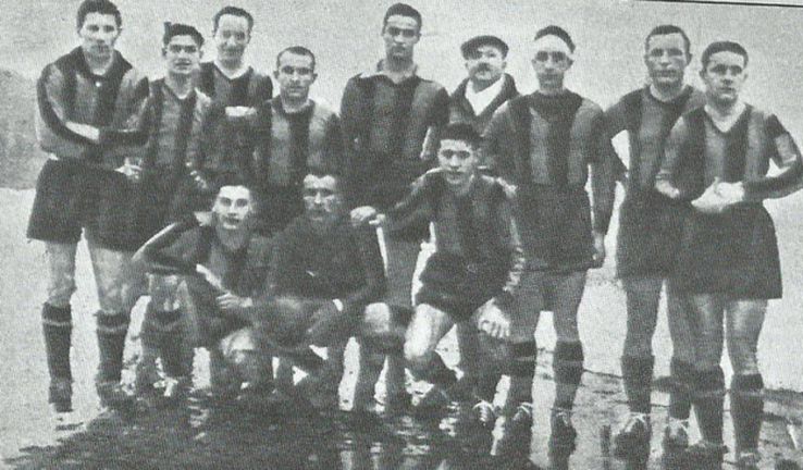 Lecco, în sezonul 1935 - 1936, când era antrenată de Otto Krappan, cel născut la Sibiu