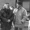 Mircea Lucescu, alături de Romeo Anconetani, patronul lui Pisa, cel care l-a angajat prima oară în Serie A pe tehnicianul român
